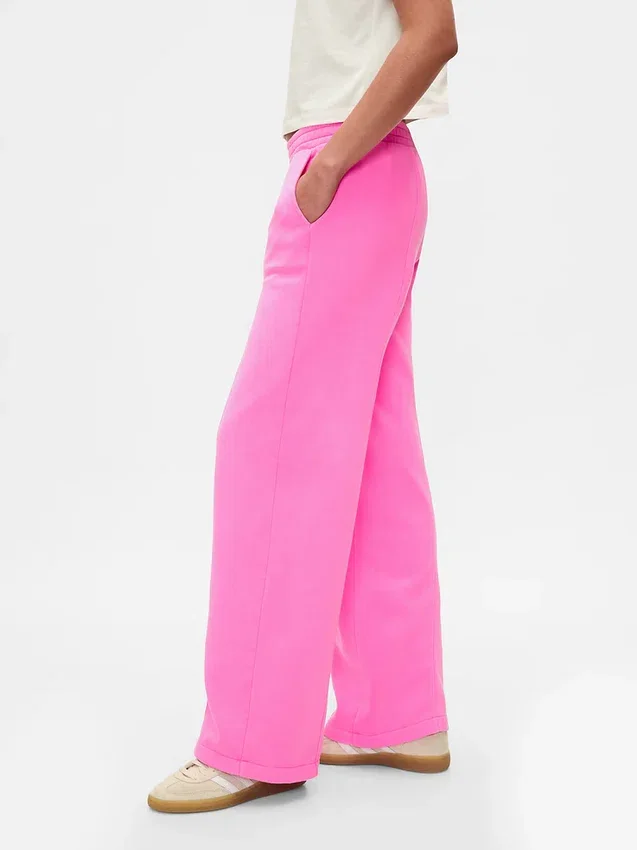 Vintagesoft sömmade raka sweatpants
