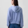 Vintagesoft Terry-hoodie med dragkedja