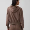 Vintagesoft Terry-hoodie med dragkedja