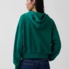 Vintagesoft Terry-hoodie med dragkedja