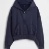 Vintagesoft Terry-hoodie med dragkedja