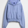 Vintagesoft Terry-hoodie med dragkedja
