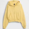 Vintagesoft Terry-hoodie med dragkedja