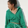 Vintagesoft Terry-hoodie med dragkedja