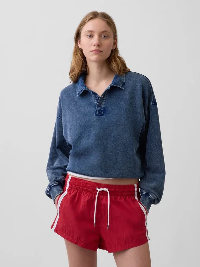 Vintagesoft Terry Oversized Pikétröja