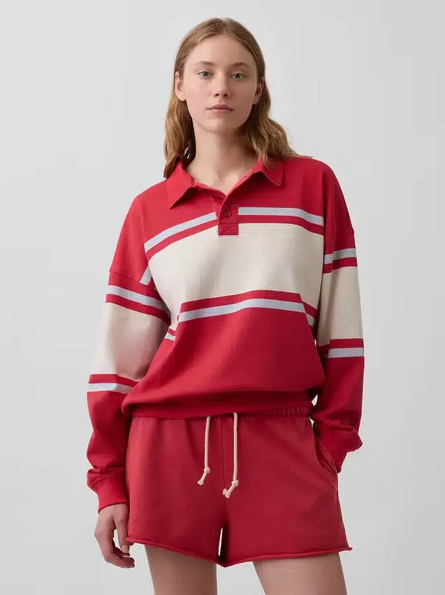 Vintagesoft Terry Oversized Pikétröja