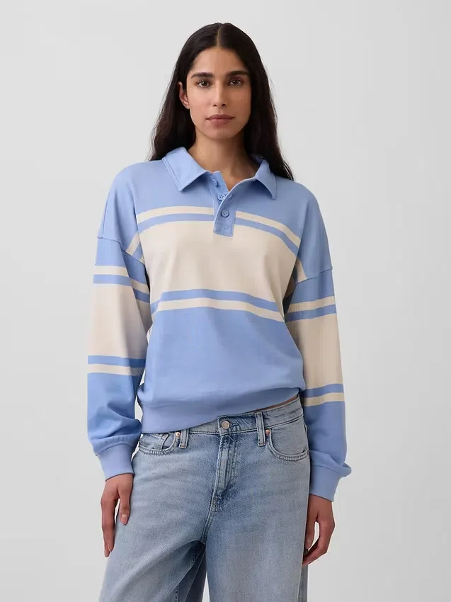 Vintagesoft Terry Oversized Pikétröja