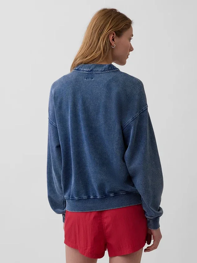 Vintagesoft Terry Oversized Pikétröja