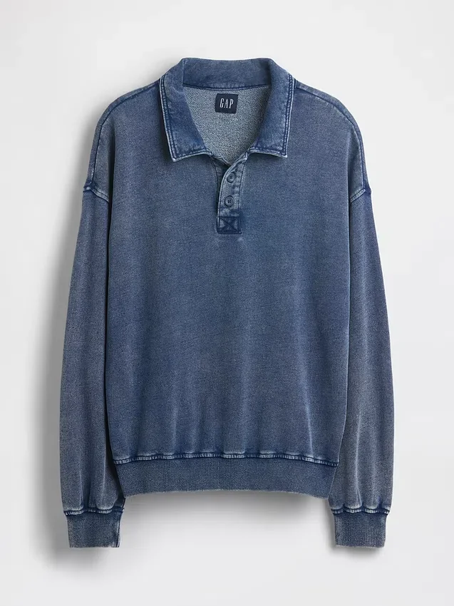 Vintagesoft Terry Oversized Pikétröja