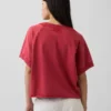Vintagesoft Terry Oversized V-Neck Sweatshirt
