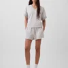 Vintagesoft Terry Oversized V-Neck Sweatshirt