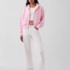 Vintagesoft Terry Oversized Wedge Zip Hoodie