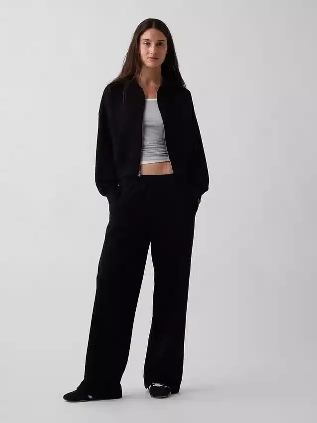 Vintagesoft Terry Oversized Wedge Zip Hoodie