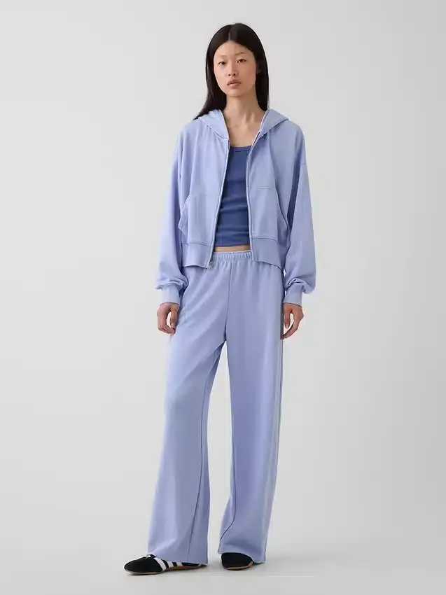 Lösa sweatpants i Vintagesoft-frotté med medelhög midja