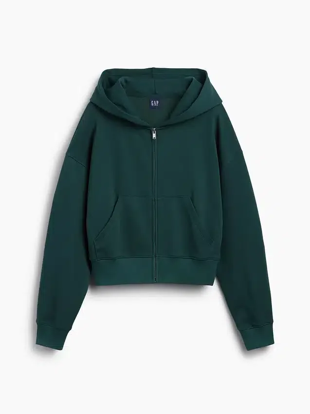 Vintagesoft Terry Oversized Wedge Zip Hoodie