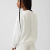 Vintagesoft-tröja i oversized-modell med hög hals och logotyp för barn