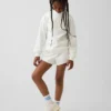 Vintagesoft-tröja i oversized-modell med hög hals och logotyp för barn