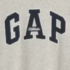 Vintagesoft-tröja i oversized-modell med hög hals och logotyp för barn