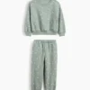 Vintagesoft-tröja med blommönster och joggingbyxor för Baby & Småbarn
