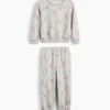 Vintagesoft-tröja med blommönster och joggingbyxor för Baby & Småbarn