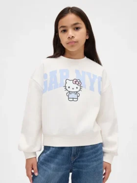 Vintagesoft-tröja med Hello Kitty-logotyp för barn