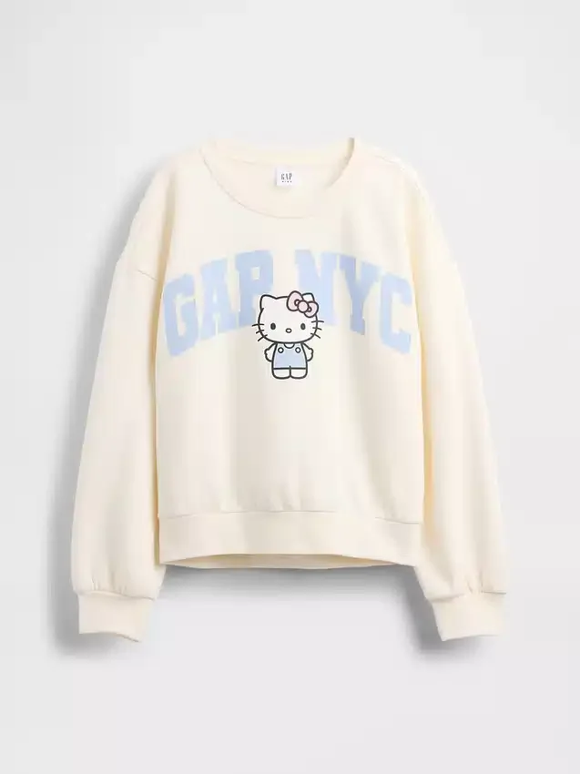 Vintagesoft-tröja med Hello Kitty-logotyp för barn