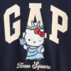 Vintagesoft-tröja med Hello Kitty-logotyp för barn