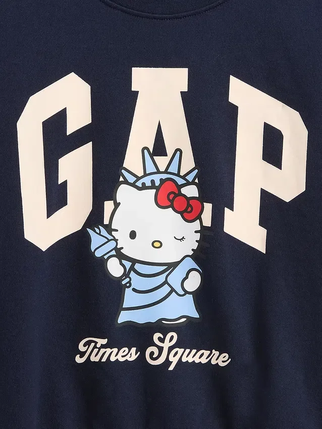 Vintagesoft-tröja med Hello Kitty-logotyp för barn