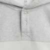 Vintagesoft-tröja med Henley-krage och huva för barn