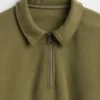 Vintagesoft-tröja med kvartslås för barn