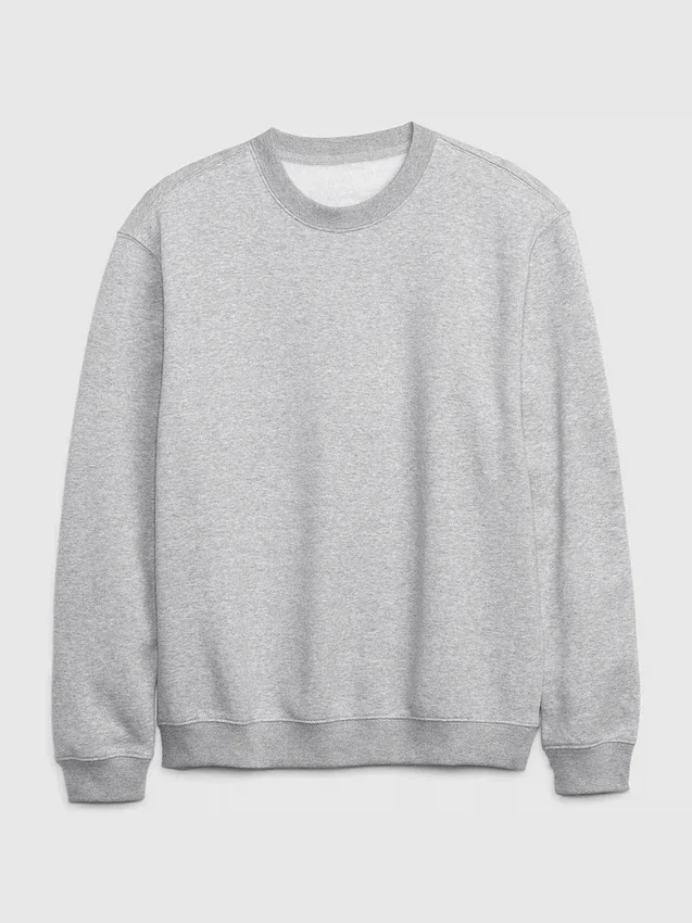 Vintagesoft-tröja med rund hals för vuxna