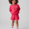 Vintagesoft-tröja och shorts med rosettlogotyp för Baby & Småbarn