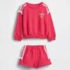 Vintagesoft-tröja och shorts med rosettlogotyp för Baby & Småbarn