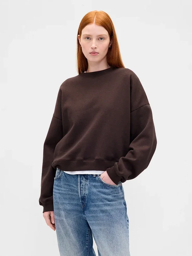 Vintagesoft Wedge-tröja med rund hals