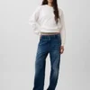 Vintagesoft Wedge-tröja med rund hals