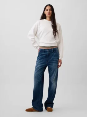 Vintagesoft Wedge-tröja med rund hals