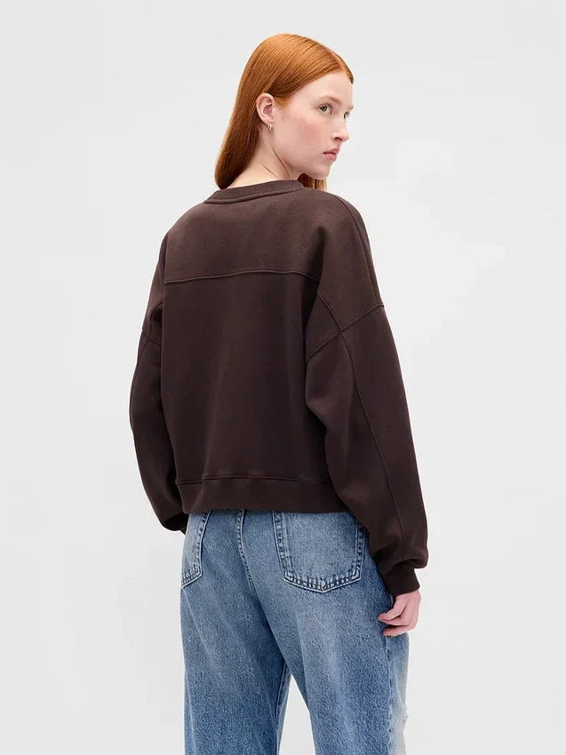 Vintagesoft Wedge-tröja med rund hals