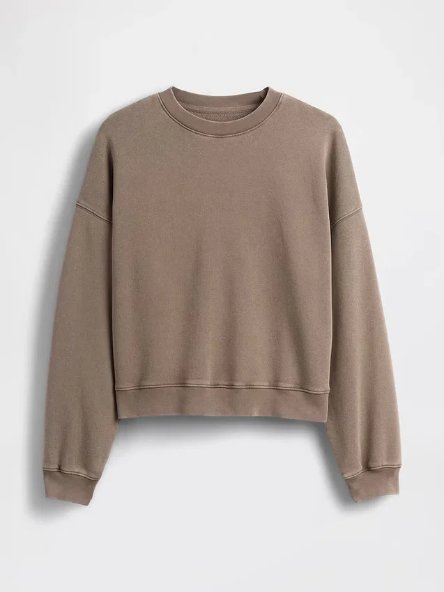 Vintagesoft Wedge-tröja med rund hals