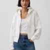 Vintagesoft Wedge Zip Hoodie