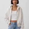 Vintagesoft Wedge Zip Hoodie