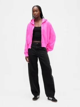 Vintagesoft Wedge Zip Hoodie
