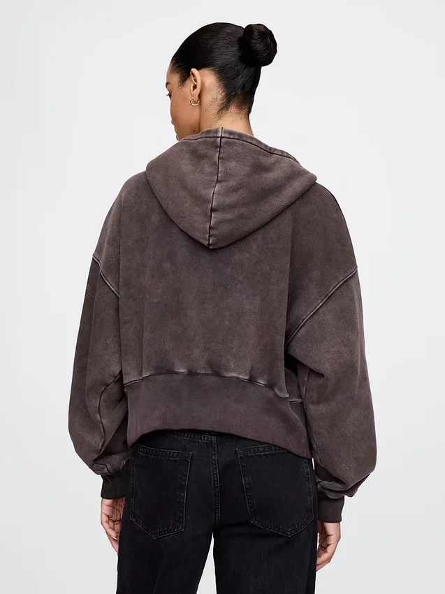 Vintagesoft Wedge Zip Hoodie