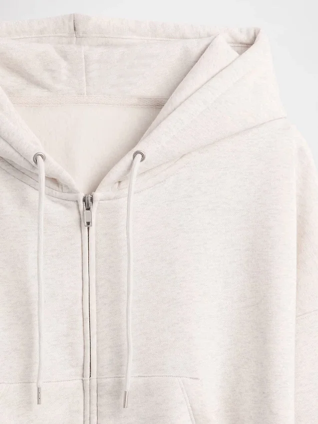 Vintagesoft Wedge Zip Hoodie