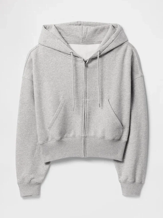 Vintagesoft Wedge Zip Hoodie