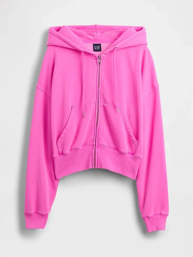 Vintagesoft Wedge Zip Hoodie