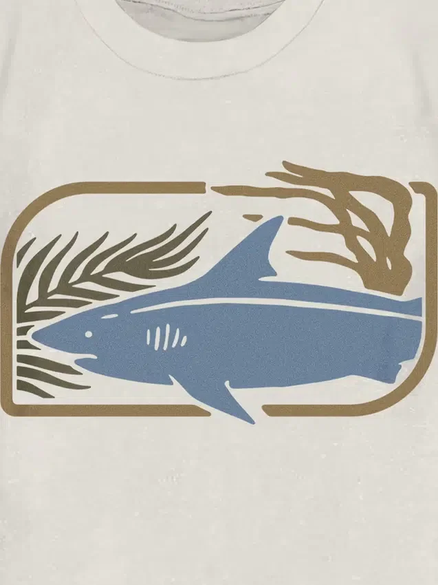Vintagetröja med ”Oceans Calling”-motiv för småbarn