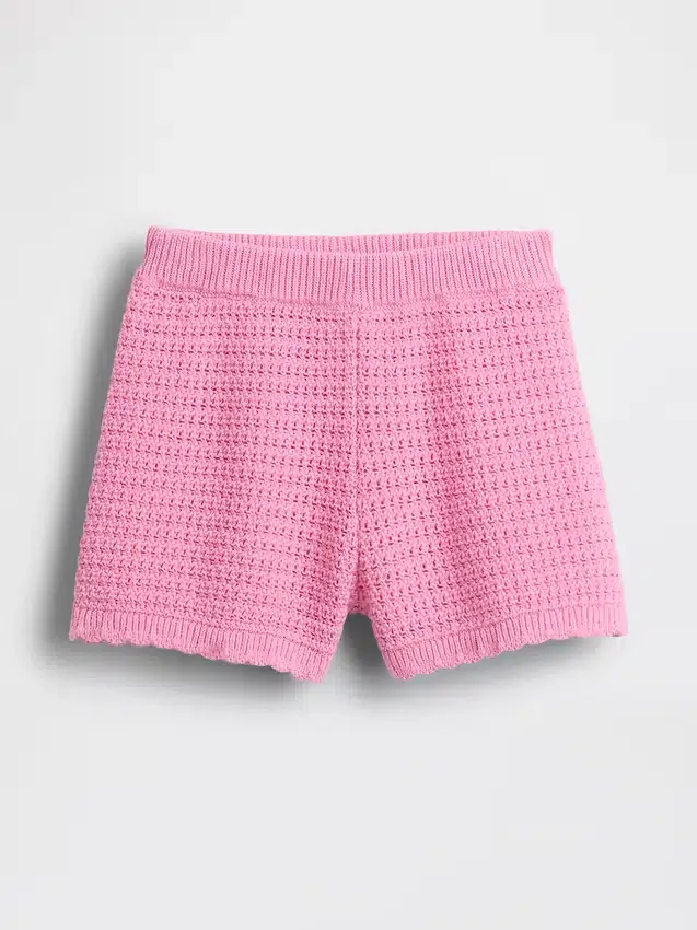 Virkade shorts med dragkedja för Baby & Småbarn