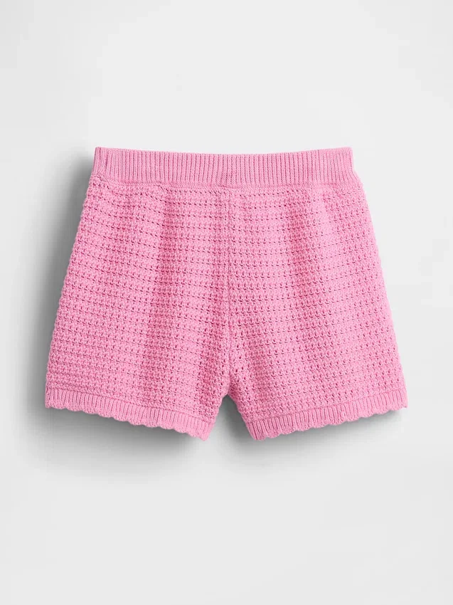 Virkade shorts med dragkedja för Baby & Småbarn