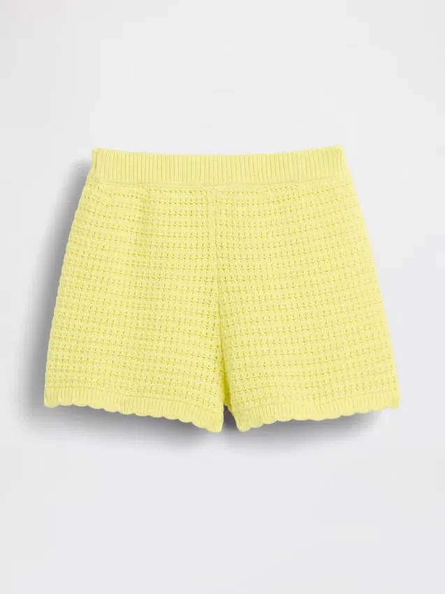 Virkade shorts med dragkedja för Baby & Småbarn