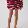 Väldjupa, randiga virkade Shorts för barn